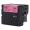 Brother P-Touch 0.47 in. x 13.1 ft. Genuine P-Touch BTAG Label Tapes - Black on Pink